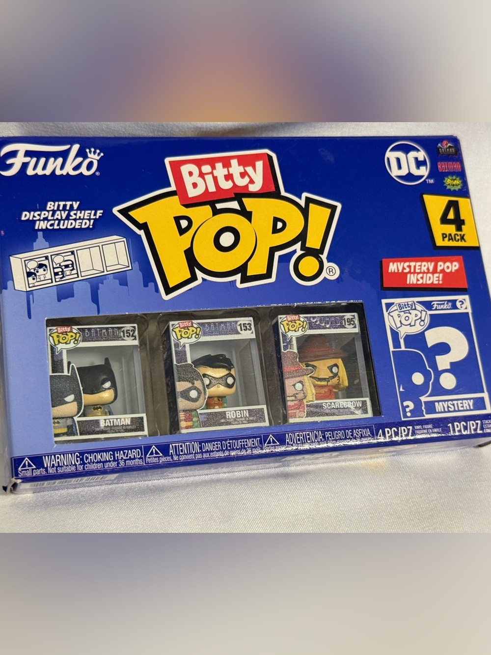 Collectible Miniatures - Tiny Batman, Robin, Scarecrow, & ???